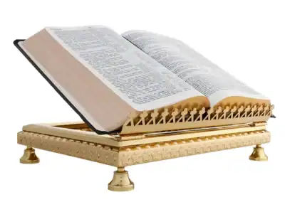 Bible Missal Stand – Ornate Brass Church Book Stand by Sudbury Brass