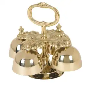 Oak Leaf Four Cup Hand Bells