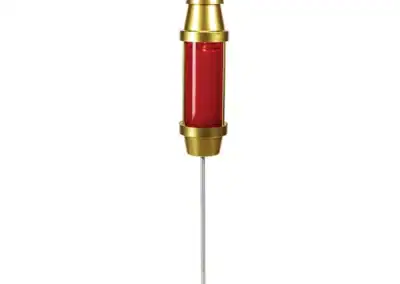 Metal Cemetery Light with Cross – 35"