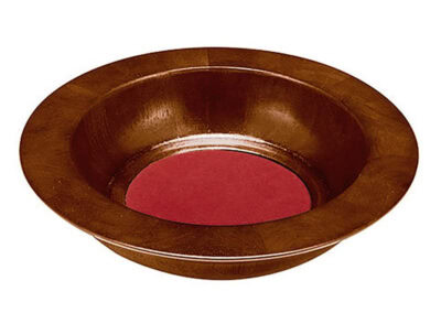 Walnut Stain Wood Offering Plate