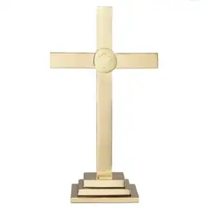 Classic Altar Cross with IHS Emblem (YC502-15)
