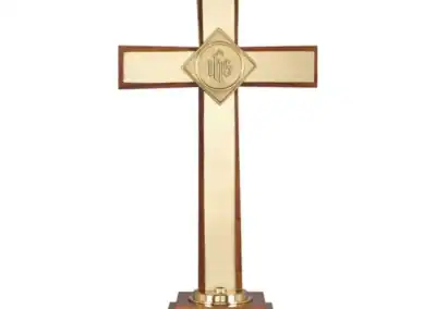 Oxford Altar Cross with IHS Emblem
