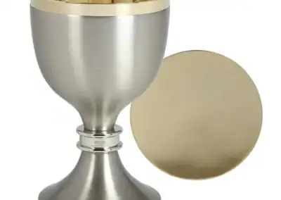 Two-Tone Chalice and Paten Set