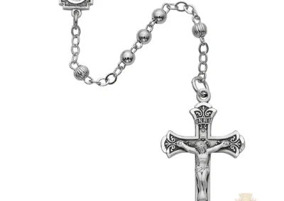 All Sterling Rosary with Sterling Silver Crucifix