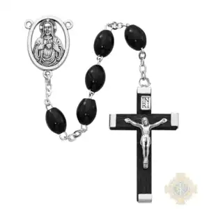 Black Wood Rosary