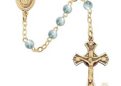 BLUE PEARL ROSARY DELUXE