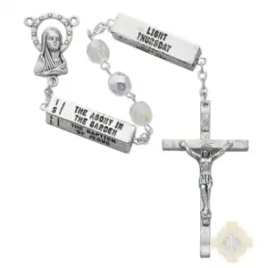 Aurora Glass Mystery Rosary