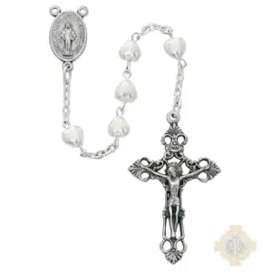 Pearl Heart Rosary