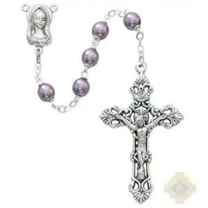 7mm Lavendar Rosary