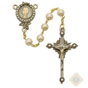 Imitation Pearls of Mary Rosary