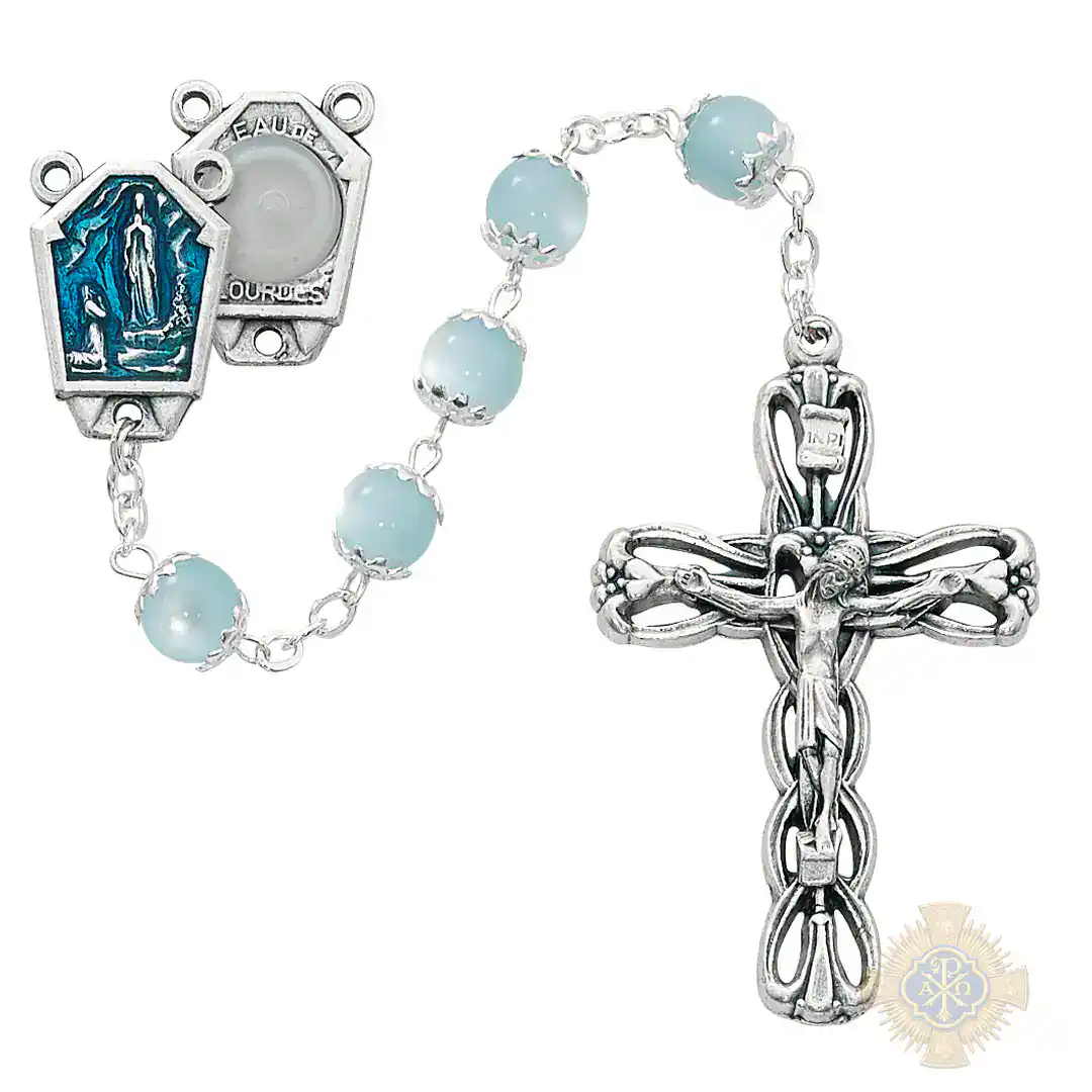Blue Our Lady of Lourdes Rosary Blue Our Lady of Lourdes Rosary