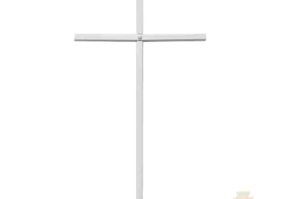 8" Plated Brass Cross
