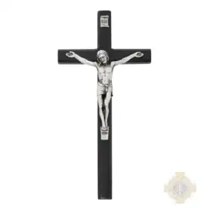 10" Black Crucifix Bagged