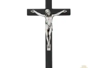 10" Black Crucifix Bagged