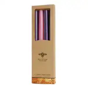 Taper Candles – 100% Pure Beeswax – Advent 12” Hand-Dipped