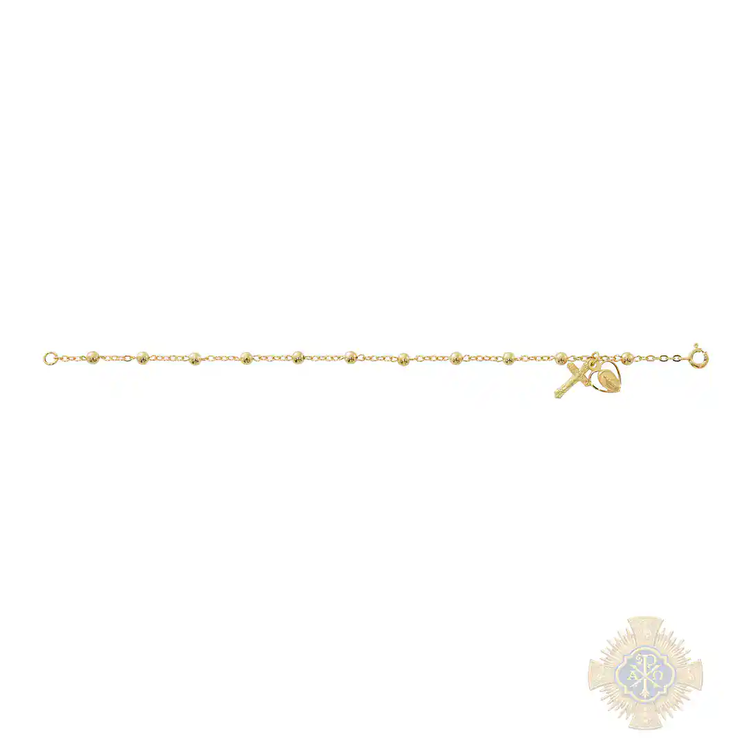 14K Gold Over Sterling Miraculous Bracelet 14K Gold Over Sterling Miraculous Bracelet