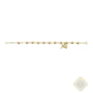 14K Gold Over Sterling Miraculous Bracelet
