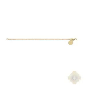 Gold Tone Pewter Rope Miraculous Bracelet Deluxe Box