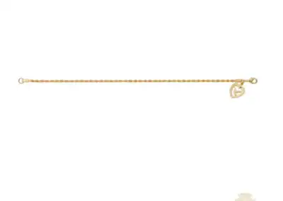 Holy Spirit Gold Tone Rope Bracelet