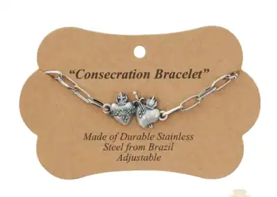 Immaculate/Sacred Heart Bracelet Carded