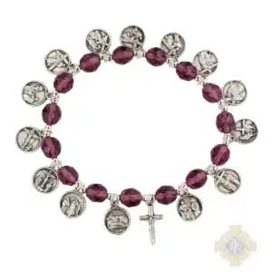 Stations Of The Cross Stretch Bracelet Carded