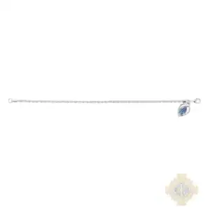 Rhodium Rope Miraculous Bracelet
