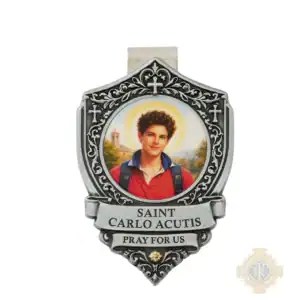 St. Carlo Acutis Pewter Visor Clip