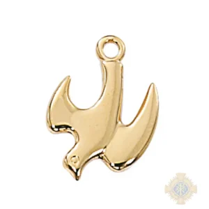 Gold over Sterling Silver Holy Spirit Pendant