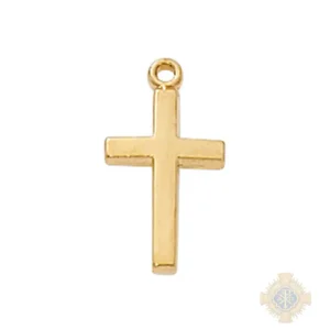 Gold over Sterling Silver Cross