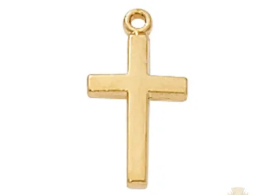 Gold over Sterling Silver Cross