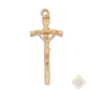 Gold over Sterling Silver Crucifix Pendant
