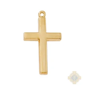 Gold over Sterling Silver Cross
