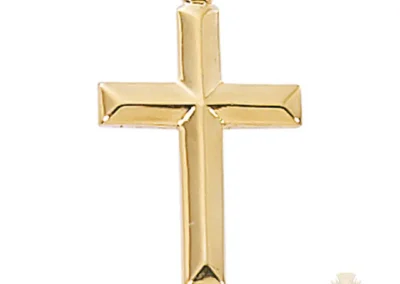 Gold over Sterling Silver Cross