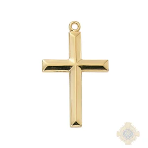 Gold over Sterling Silver Cross