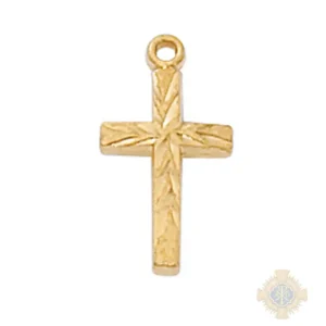 Gold over Sterling Silver Cross