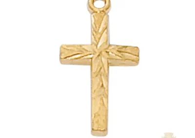Gold over Sterling Silver Cross