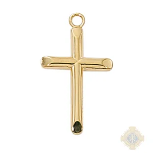Gold over Sterling Silver Cross