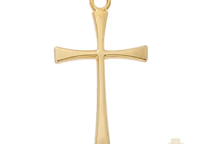 Gold over Sterling Silver Cross