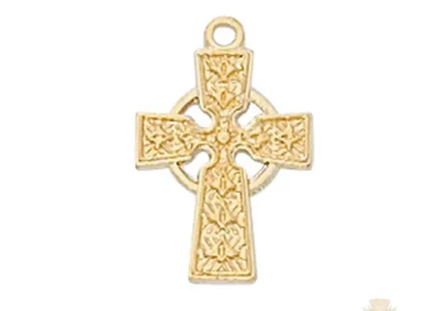 Gold over Sterling Silver Cross