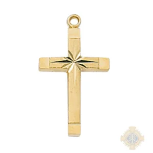 Gold over Sterling Silver Cross