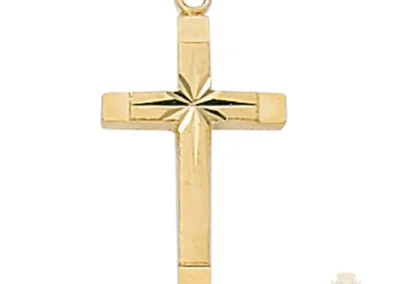 Gold over Sterling Silver Cross