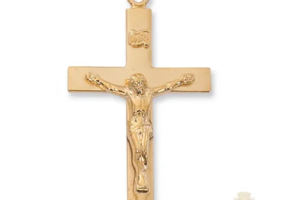 Gold over Sterling Silver Crucifix Pendant