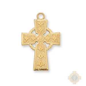 Gold over Sterling Silver Celtic Pendant