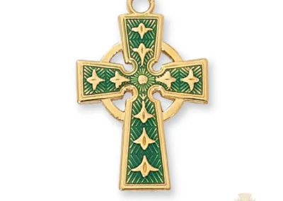 Gold over Sterling Silver Celtic Pendant