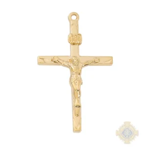 Gold over Sterling Silver Crucifix Pendant
