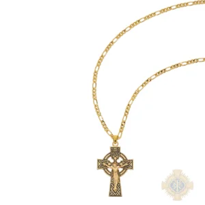 Gold over Sterling Silver Celtic Pendant