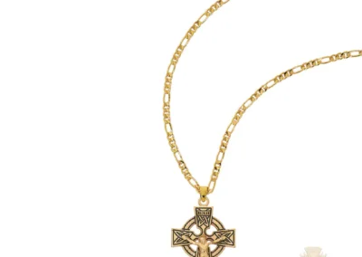 Gold over Sterling Silver Celtic Pendant