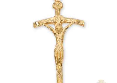 Gold over Sterling Silver Crucifix Pendant