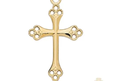 Gold over Sterling Silver Cross