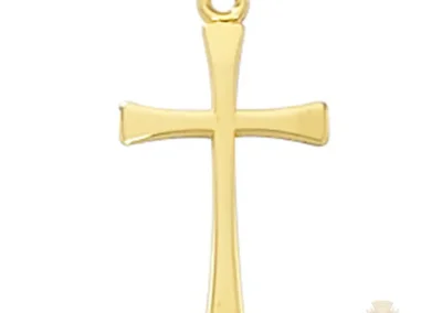 Gold over Sterling Silver Cross